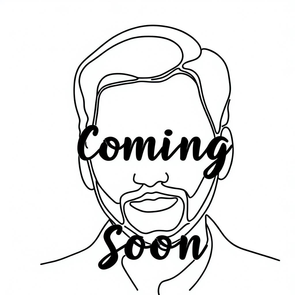 outline of a portrait and say coming soon-1